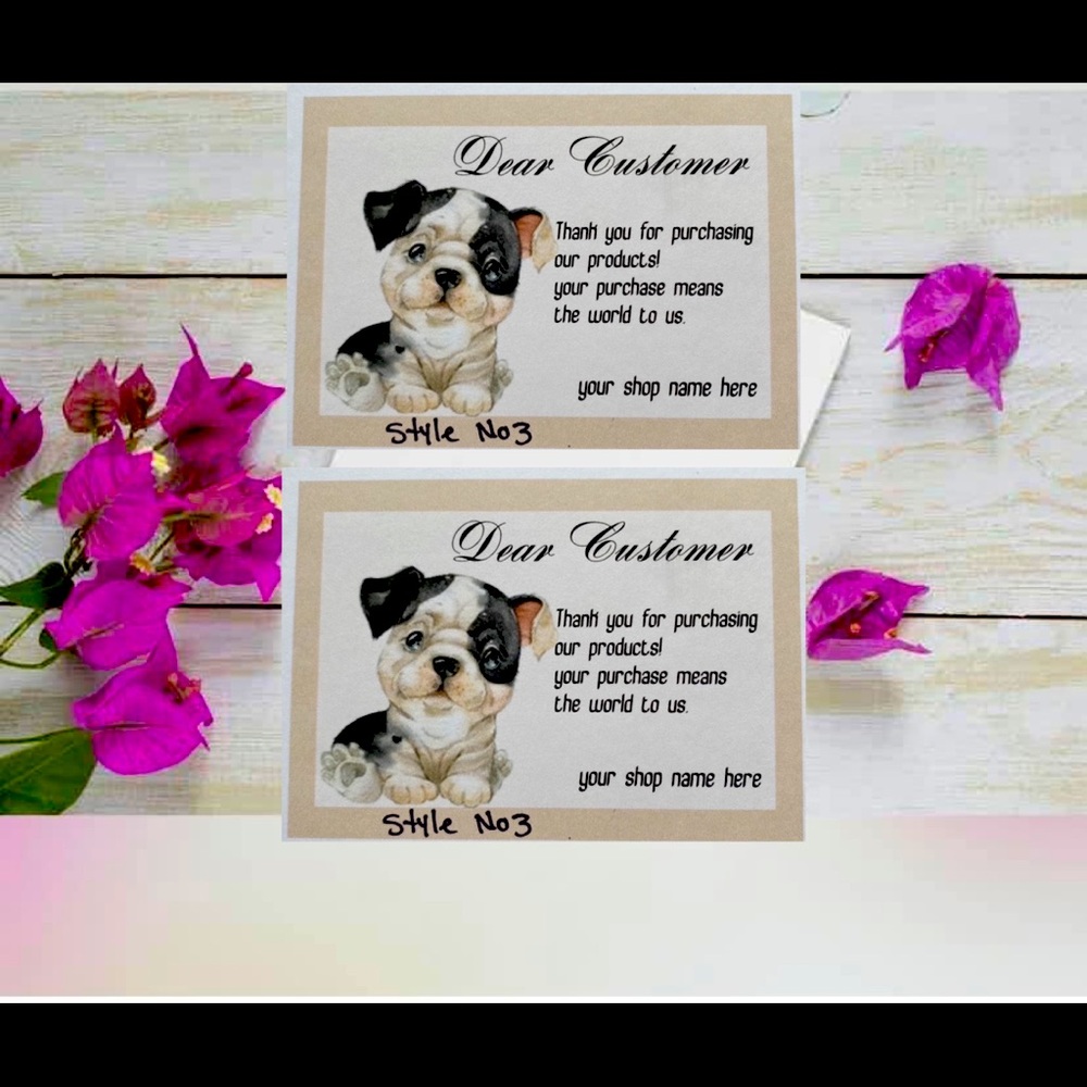 New Poshmark Thank you For Your Business Cards, 100 TY   Cards - Picture 4 of 10